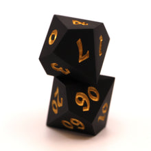 Load image into Gallery viewer, The Classic Matte Black D10 & D% Pair