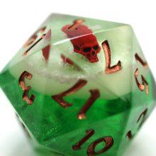 Load image into Gallery viewer, Cherry Bomb D20 (GLOWS)