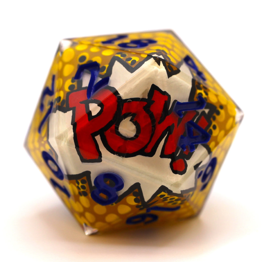 30mm Chonk Pop Art D20