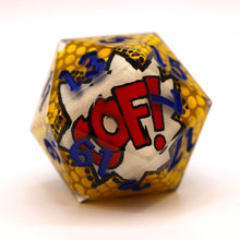 Load image into Gallery viewer, 30mm Chonk Pop Art D20
