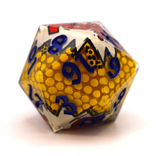 Load image into Gallery viewer, 30mm Chonk Pop Art D20
