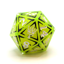 Load image into Gallery viewer, 30mm Chonk Neon Cel Shaded D20
